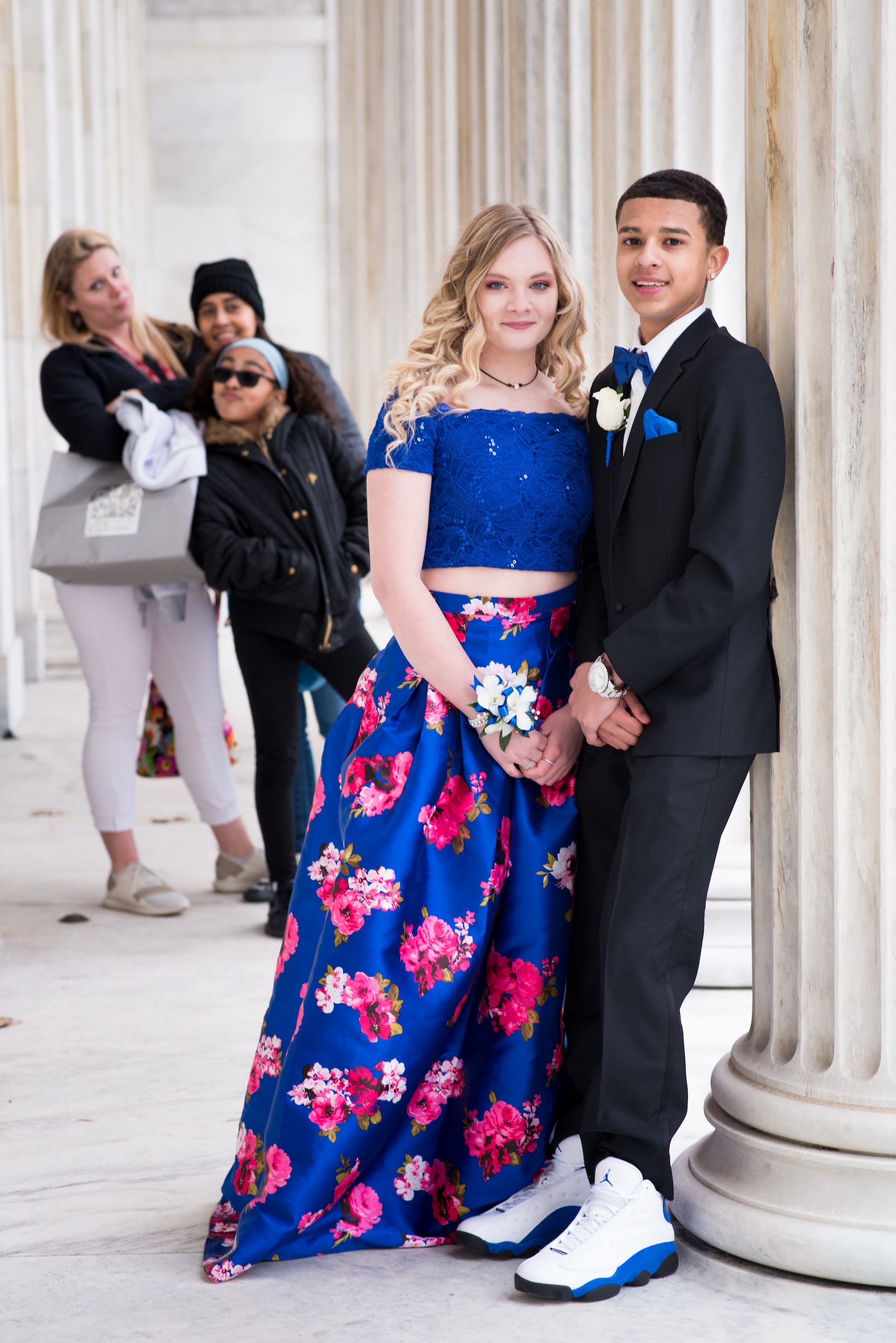 Prom night family portrait, shot by an ICON